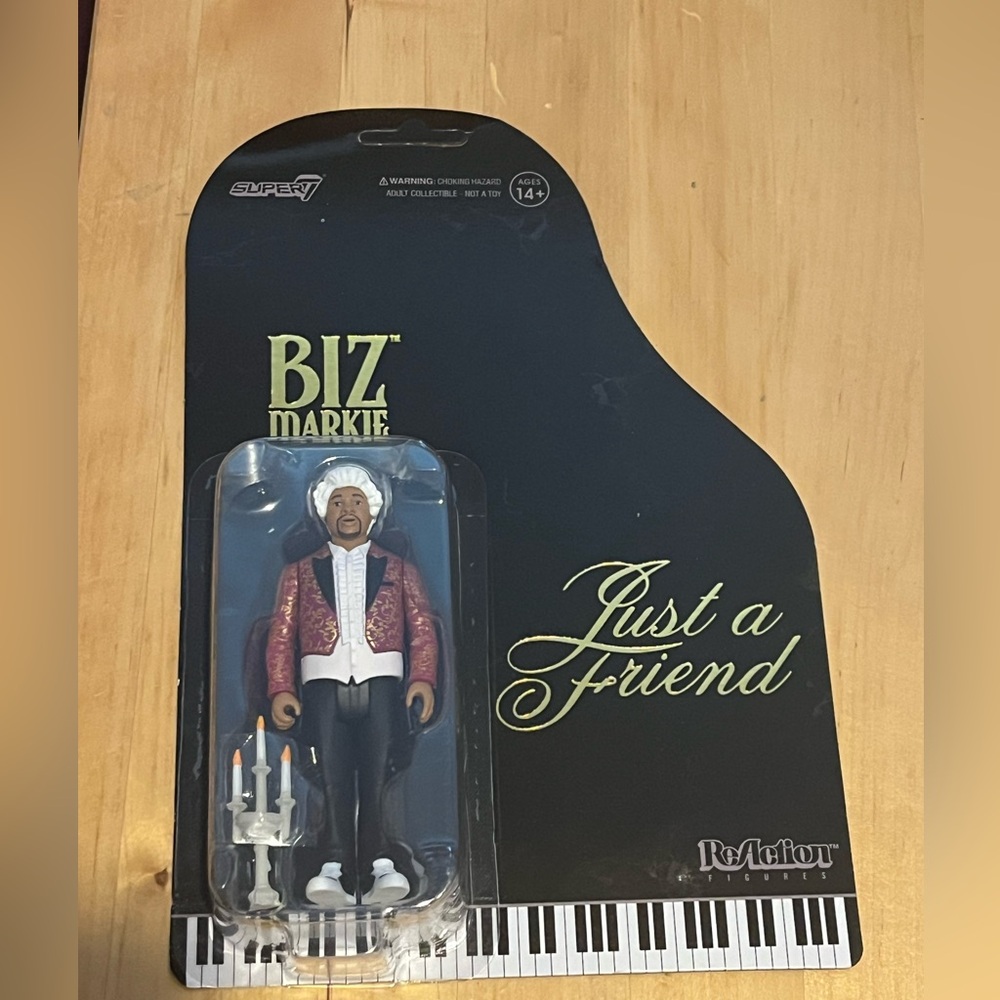 Biz Markie Just A Friend Super 7 Reaction Action Figure new